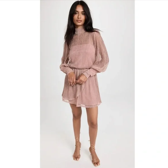 knee length dresses for ladies Kameryn Mini Dress Black main image 1